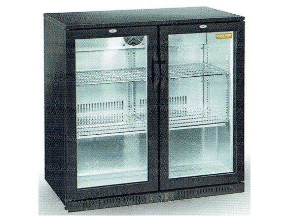 Retrobanco refrigerato 2 porte vetro BBC 208 H